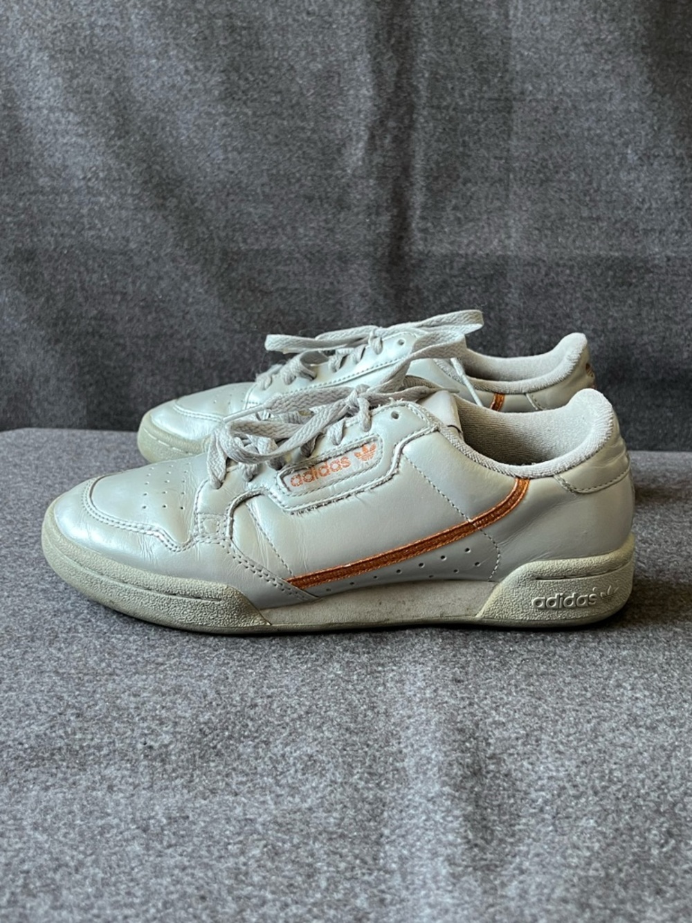 Adidas Silver Shoes